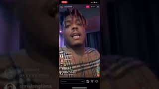 Juice WRLD IG Live Freestyle OVERSEER SNIPPET [upl. by Senaj78]