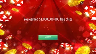 100000000000 Billion Extra Zynga Poker Chips [upl. by Afnin659]