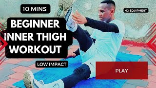 LOSE INNER THIGH FAT amp REDUCE CELLULITE  HOME WORKOUT [upl. by Jit]