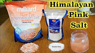 Himalayan Pink Salt Benefits  Himalayan Salt Sole Water [upl. by Ymmit44]