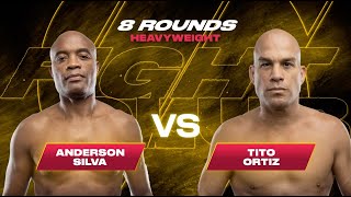 Anderson Silva vs Tito Ortiz Highlights [upl. by Epifano]