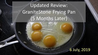 Updated Review GraniteStone Frying Pan 5 Months Later [upl. by Treblah449]