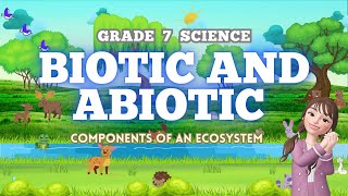 BIOTIC AND ABIOTIC FACTORS  GRADE 7 SCIENCE  BIOLOGY [upl. by Ilwain]