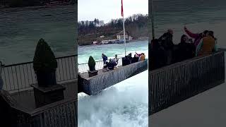 Rheinfall Schaffhausen🇨🇭schweiz switzerland natural swiss rheinfall schaffhausen relaxing [upl. by Kelsy]