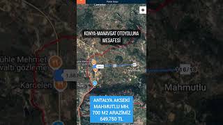 Antalya Aksekide 700 m² Arazimiz 649750 TL 0532 393 93 62 [upl. by Ranee]