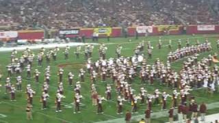 USC Trojan Marching Band  quotKnights of Cydoniaquot quotWont Get Fooled Againquot and quotTuskquot Halftime Show [upl. by Linnie]