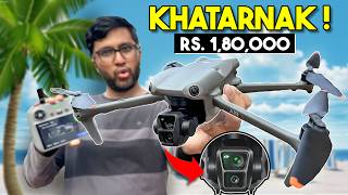 THIS DRONE IS FASTER THAN CAR  DJI AIR 3 UNBOXING AND REVIEW [upl. by Hippel]