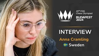 Interview with Anna Cramling Team Sweden [upl. by Yrok]