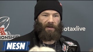 Julian Edelman Patriots vs Chiefs AFC Championship Postgame Press Conference [upl. by Roberson865]