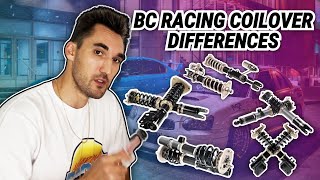 BC Racing Coilover Differences [upl. by Miko]