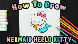 HOW TO DRAW HELLO KITTY [upl. by Zampino]