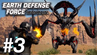 EARTH DEFENSE FORCE IRON RAIN mutated Beizal boss fight [upl. by Norod453]