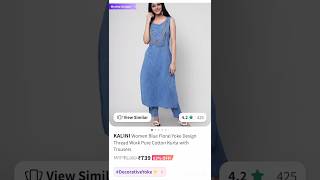 what I order what I get by Myntra🥰🥰🥰❤️shortssuitsethaultrendingviralbudgetfriendlytiktok [upl. by Vitus180]