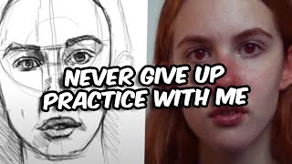 How To Sketch A Portrait On iPad Using Sketchbook App [upl. by Telrahc33]