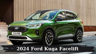 Allnew 2024 Ford Kuga Facelift  Best CSegment SUV  Kuga Specs Features [upl. by Yggep232]