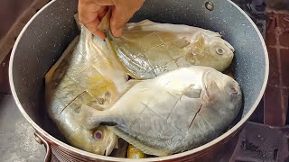 WAG LANG PURO PRITO SA ISDA GANITONG LUTO NAMAN ANG GAWIN MO SA ISDANG POMPANO GRABE ANG SARAP [upl. by Eynenihc]