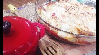 Canelones de verduras y espinaca con salsa mixta [upl. by Shetrit]