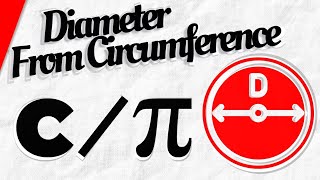 How to Find the Diameter of a Circle from Circumference [upl. by Estas112]