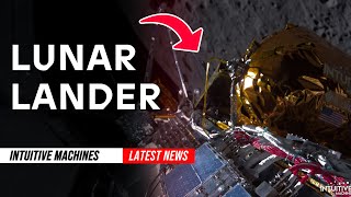 Intuitive Machines1 Lunar Landing News Briefing [upl. by Lidaa]