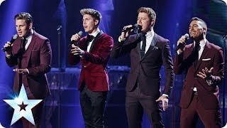 Jack Pack sing Feeling Good  Britains Got Talent 2014 Final [upl. by Querida]