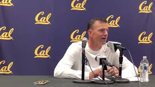 Cal Coach Justin Wilcox Press Conference on BEATING Auburn  Auburn Podcast [upl. by Ekusuy]