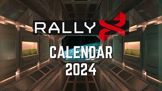 RALLYX CALENDAR 2024 [upl. by Akcirret]