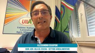 FATTI E OPINIONI  Lintervento del segr UILA di Cesena Alessandro Scarponi [upl. by Nomar998]