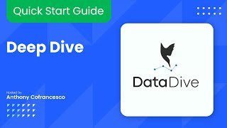 Deep Dive Quick Start Guide [upl. by Alyakem]