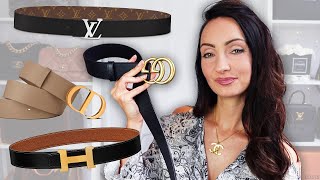 5 BEST Designer Belts 2021 😮 ft Hermes Gucci Louis Vuitton Dior [upl. by Jarus]