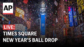 New Year’s countdown 2024 Watch the New York ball drop [upl. by Ecerahc]