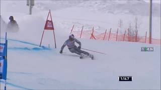 Alexis Pinturault giant slalom in slow motion [upl. by Yenattirb]