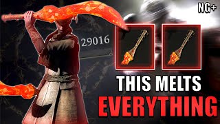 The Strongest Magma Blade Build in Elden Ring  And Best Farming Location NG [upl. by Atnicaj]