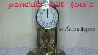 Pendule 400 jours mécanique DEMONSTRATION et mode demploi en VIDEO [upl. by Alodi29]