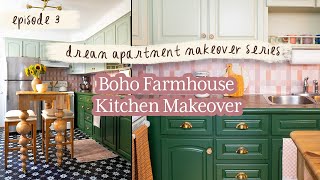 EXTREME RenterFriendly Kitchen Makeover  Ep 3 [upl. by Jacintha]