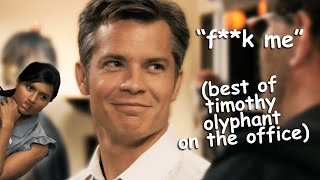 timothy olyphant being devastatingly handsome on The Office US  Comedy Bites [upl. by Yatnohs229]