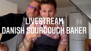 1 Surdejs Livestream på slap line med Kristoffer aka DanishSourdoughBaker  Lær om surdej [upl. by Roanna253]