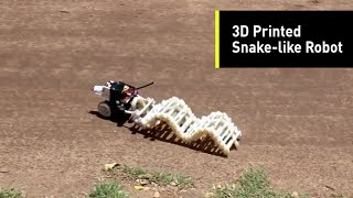 Meet The 3D Printed Robot That Can Crawl Climb And Swim [upl. by Acemaj171]