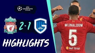 Liverpool 21 Genk  Gini amp Ox goals see off Genk  Highlights [upl. by Espy]