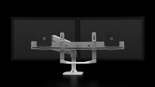 Ergotron LX Desk Dual Direct Arm Full Motion Redoubled [upl. by Monroy142]