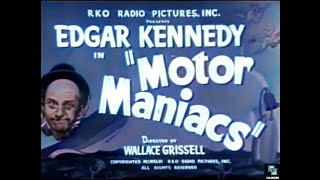 Motor Maniacs 1946 Colorized Edgar Kennedy Florence Lake Jack Rice Comedy Short Slapstick [upl. by Metts]