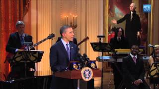 President Obama awards the Gershwin Prize to Burt Bacharach and postumously to Hal David [upl. by Arawaj939]