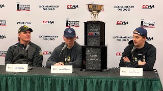 Tech Hockey  CCHA Championship Press Conference  032224 [upl. by Orelee]