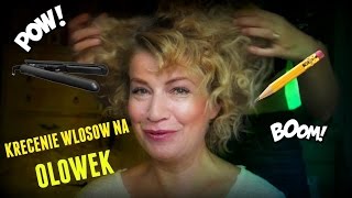 💁 KRĘCENIE WŁOSÓW NA OŁÓWEK 💁 CZY TO NAPRAWDĘ DZIAŁA [upl. by Neelloc]