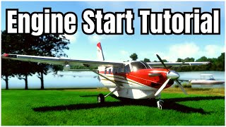 KODIAK 100 TUTORIAL  How To Start The Engine  MSFS2020 [upl. by Hayalat]