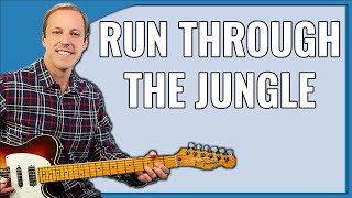 Run Through The Jungle Guitar Lesson CCR [upl. by Jacquette401]