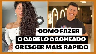 COMO FAZER O CABELO CACHEADO CRESCER MAIS RÁPIDO [upl. by Niak]