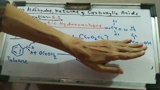 Video 9 Ald amp Ket Preparation  51 From Aromatic Hydrocarbons By ETARD REACTION [upl. by Munshi]