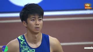 【60m走】多田修平 vs ジェイコブス【World Athletics Indoor Tour】  21 FEB 2020 [upl. by Noami]