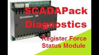 Telepace  SCADAPack Register Force Status module [upl. by Waltner]