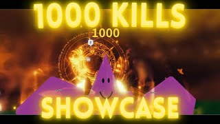 1000 KILLSTREAK SHOWCASE  SLAP BATTLES [upl. by Dorella]